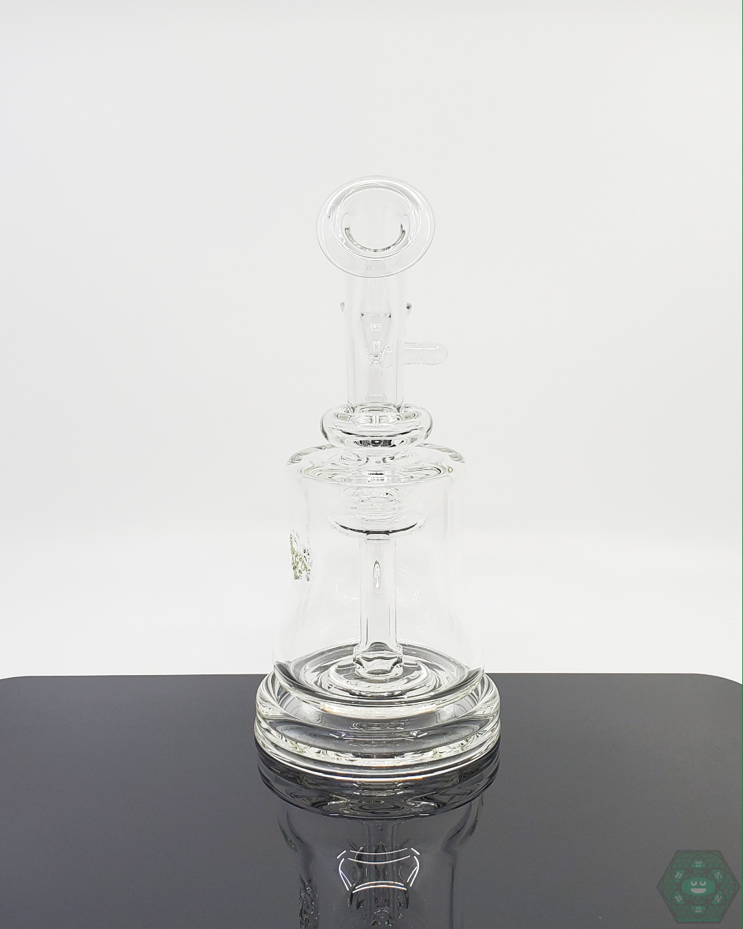 Compact PKG Banger Hanger with a 45mm size, durable glass construction, and excellent airflow for smooth, effortless pulls