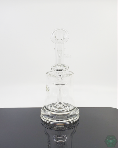 Compact PKG Banger Hanger with a 45mm size, durable glass construction, and excellent airflow for smooth, effortless pulls
