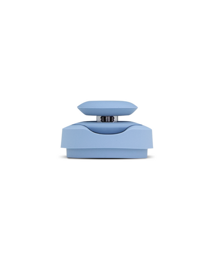Puffco Peak Joystick Cap in action, showcasing smooth airflow control and shatterproof stainless steel design.