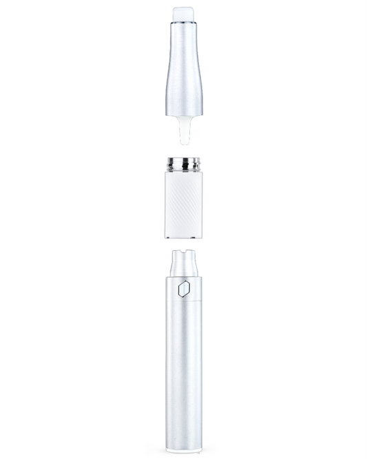 Puffco Plus portable dab pen featuring an award-winning design, ceramic chamber, and built-in Dart loading tool for smooth sessions.