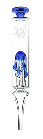 Pulsar Honey Drip Glass Dab Straw – Featuring a unique honey drip perc design, this 7.5-inch borosilicate glass dab straw ensures smooth, flavorful dabs. Perfect for enthusiasts seeking both style and functionality.

