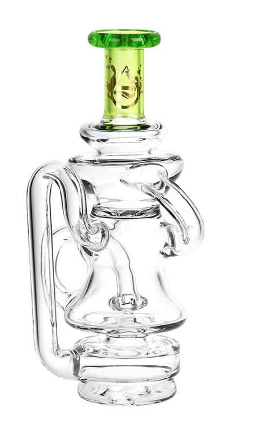  Pulsar Triple Tube Recycler with mini disc percolator, designed for the Puffco Peak/Pro for filtered and cooled vapor with every hit.