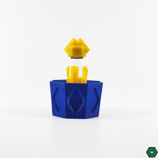 Qtip Alcohol Cup for Cleaning: The Kuhns Accessories Qtip Alcohol Cup provides a convenient way to store and access alcohol-soaked cotton swabs for cleaning glass pieces and dab tools.