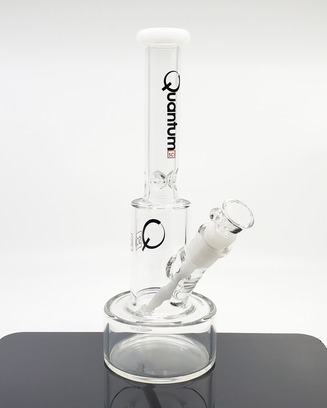  Quantum Sci Bell Bottom Beaker featuring a stylish bell bottom design and smooth filtration, perfect for a high-quality smoking experience.