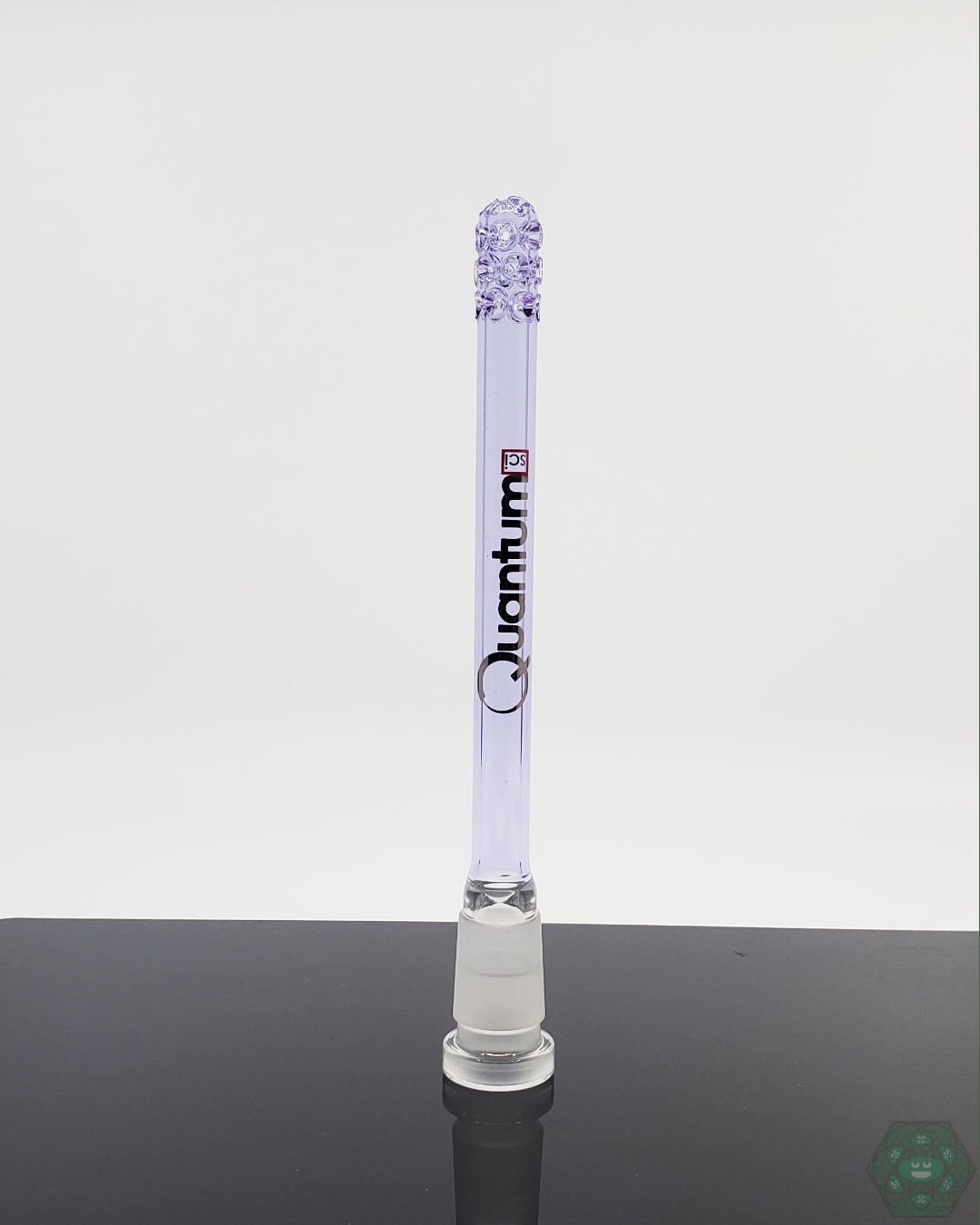 Quantum Sci Glass 5.5-inch Downstem with Precision 7-Hole Diffuser for even smoke distribution and top-notch filtration