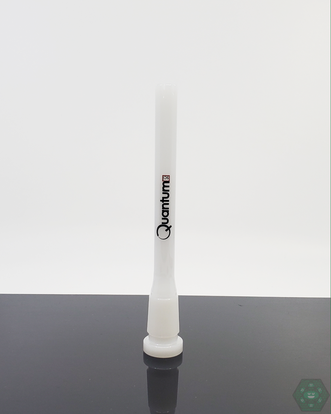 Quantum Sci Glass Compact 5-inch Downstem with 7-hole diffuser for efficient smoke distribution in a small size