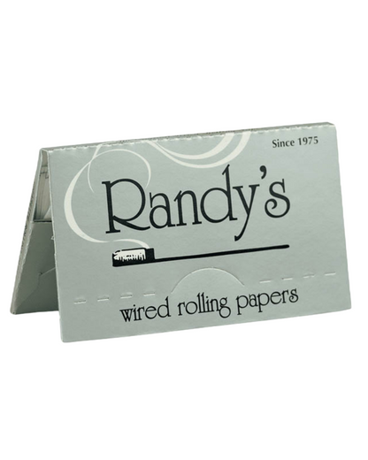 Randy’s Classic Wired Rolling Papers – Supportive design with built-in wire, perfect for beginners and easy rolling.