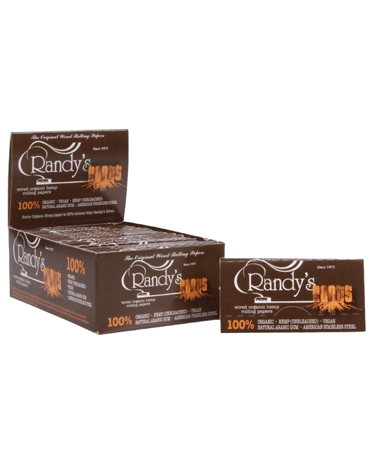Randy’s Classic Wired Rolling Papers – Unique built-in stainless steel wire for added support and easy rolling.