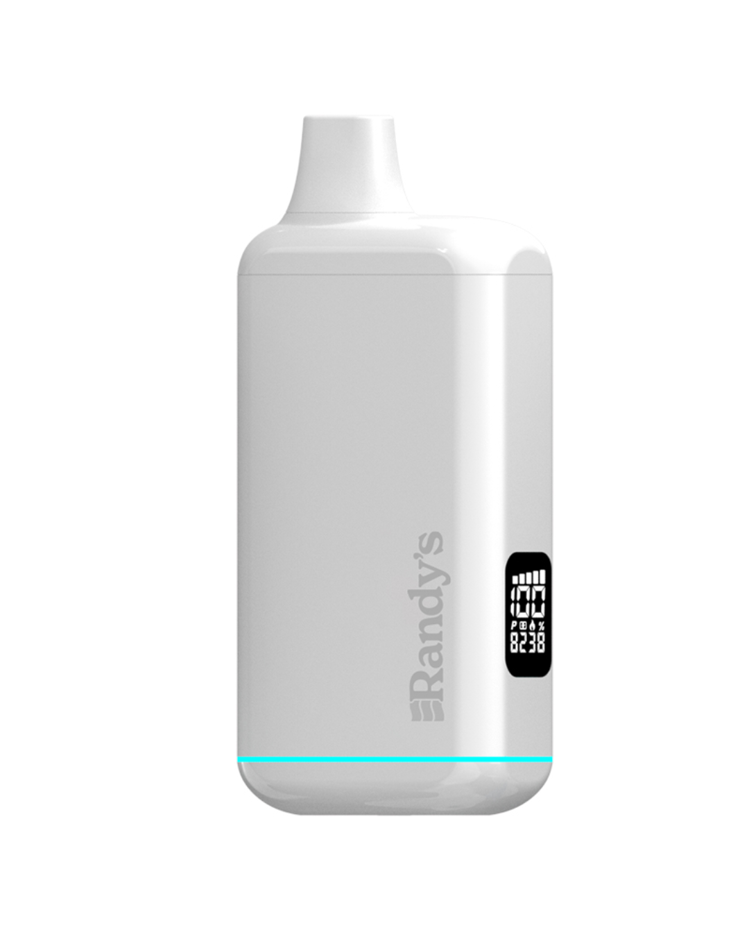 Sleek and portable Randy’s INSPO Cartridge Battery, perfect for on-the-go vaping convenience.