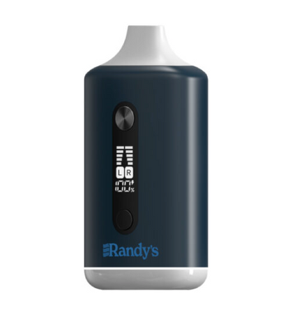  Close-up of the sand quartz atomizer of Randy's Inspo Dual Vaporizer, designed to hold up to 2 grams of concentrate for simultaneous use of two cartridges.