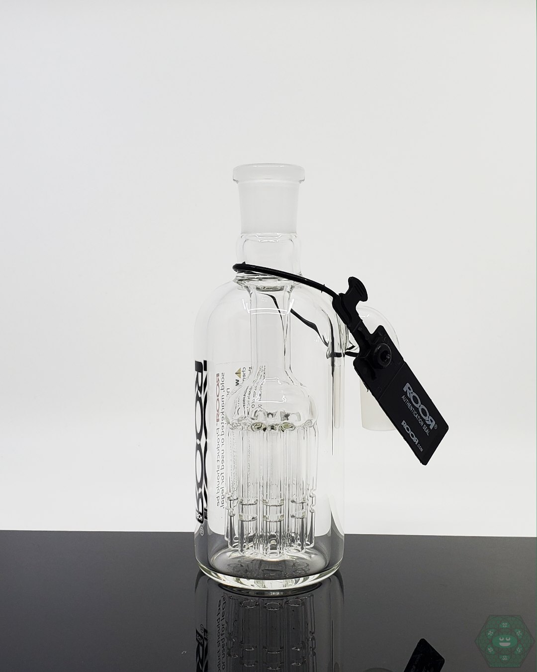 ROOR 18mm Tree Arm Percolator Ash Catcher with multi-arm filtration, designed for better airflow and cleaner smoke sessions.