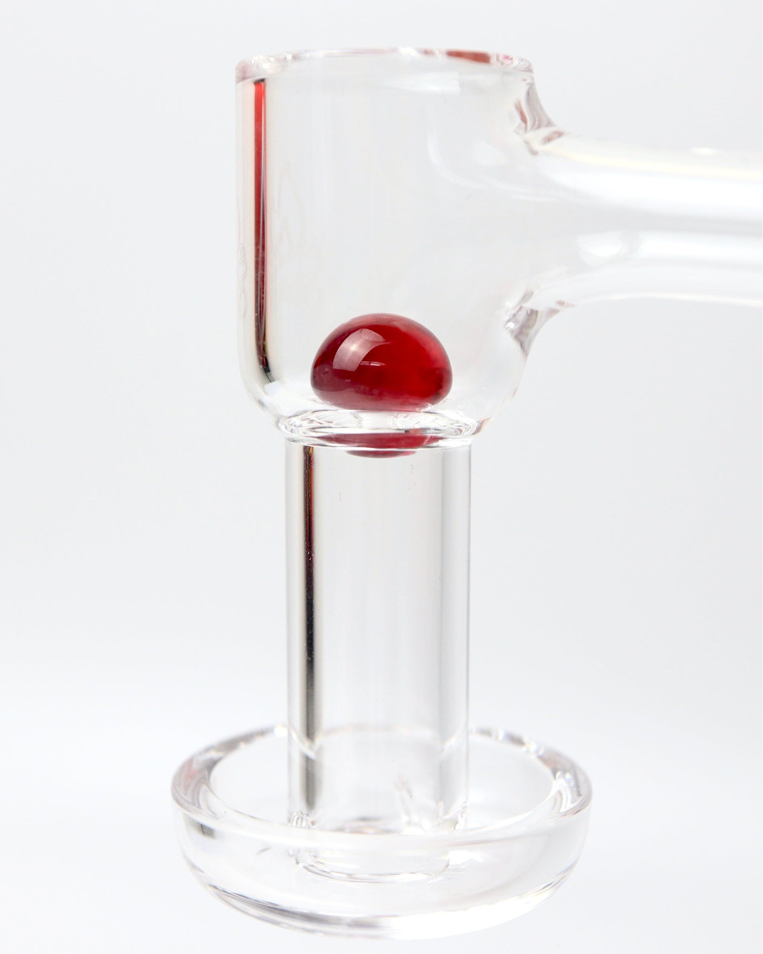 Ruby Pearl Co 10MM Slurper Guard, enhancing heat retention and flavor for dabbing, with care instructions included.