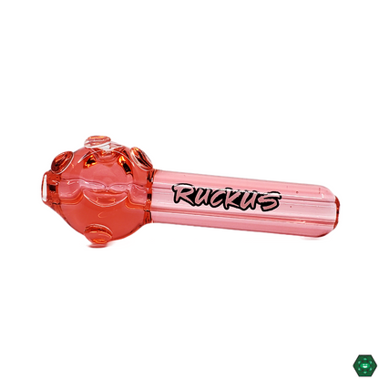  Ruckus Glass Glycerin Spoon after freezing, demonstrating how the glycerin chamber cools the smoke for refreshingly smooth hits.