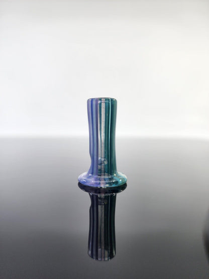 Simple Human Linework Pivot Mouthpiece - High-quality borosilicate glass mouthpiece with innovative pivot design for enhanced airflow and effortless use.

