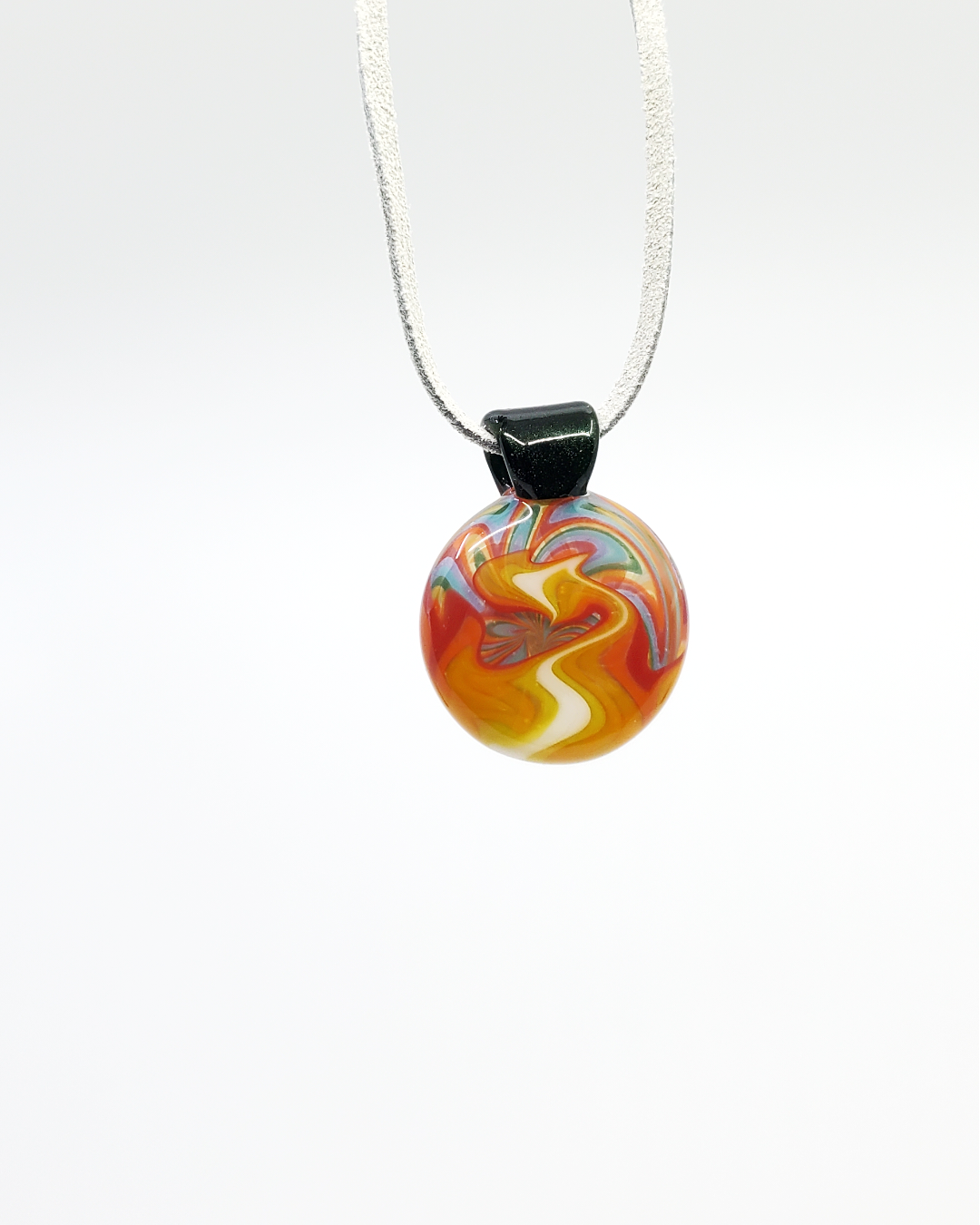 Sir Pyro Linework Pendant featuring intricate linework and high-quality craftsmanship, perfect for collectors of detailed glass art.