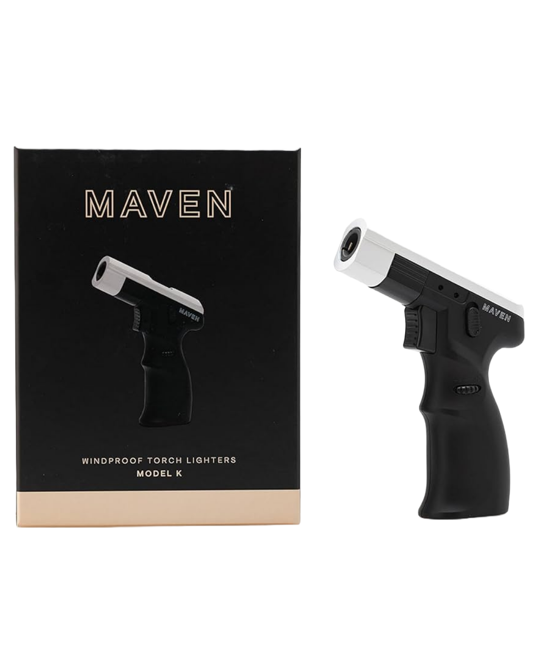 Sleek Precision Torch: The Maven Model K Torch offers both style and high-precision heating, perfect for dab enthusiasts seeking optimal performance.