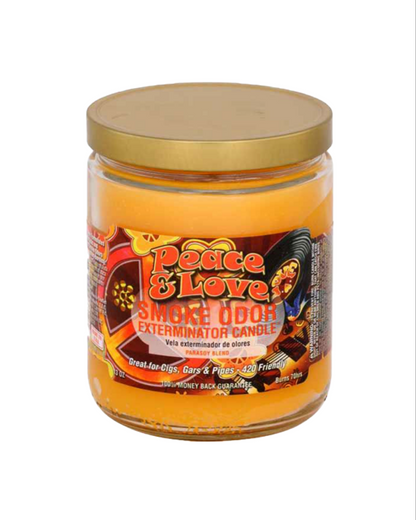  Group of Smoke Odor Exterminator Candles in different scents, ideal for long-lasting freshness in any room.