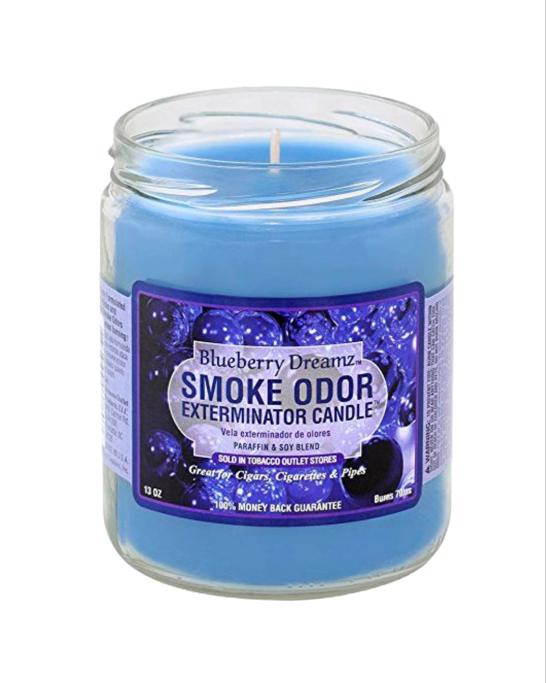  Mint-scented Smoke Odor Exterminator Candle for a crisp, clean fragrance that revitalizes and removes smoke odors.