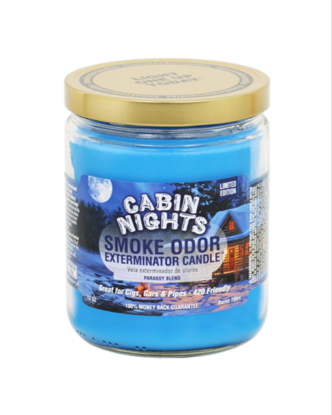 Sandalwood-scented Smoke Odor Exterminator Candle for a calming, woodsy fragrance that eliminates smoke odors.