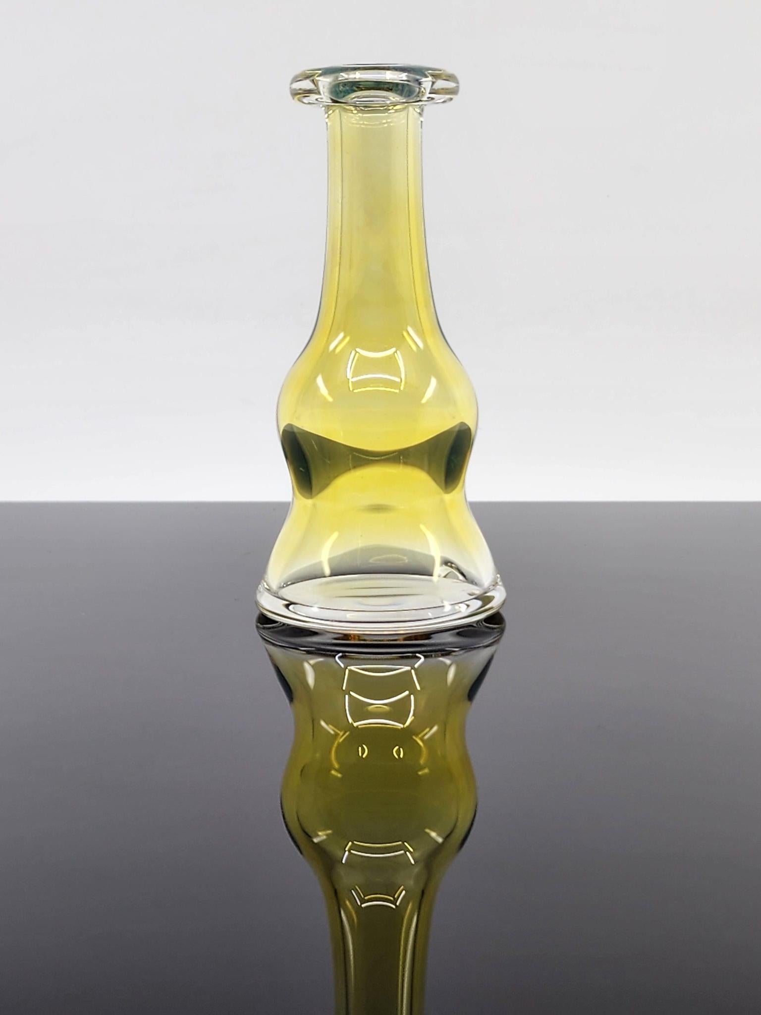 Silver Fumed Puffco Dry Top by Soft Spoken Glass, fits Peak and Peak Pro, 3.5" height, 1.5" diameter, designed to enhance airflow and dabbing experience.