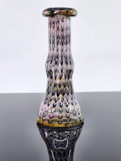 Soft Spoken Glass Puffco Dry Top Wrap & Rake, compatible with Peak and Peak Pro, 3.5" height, and 1.5" diameter for an upgraded vapor experience.