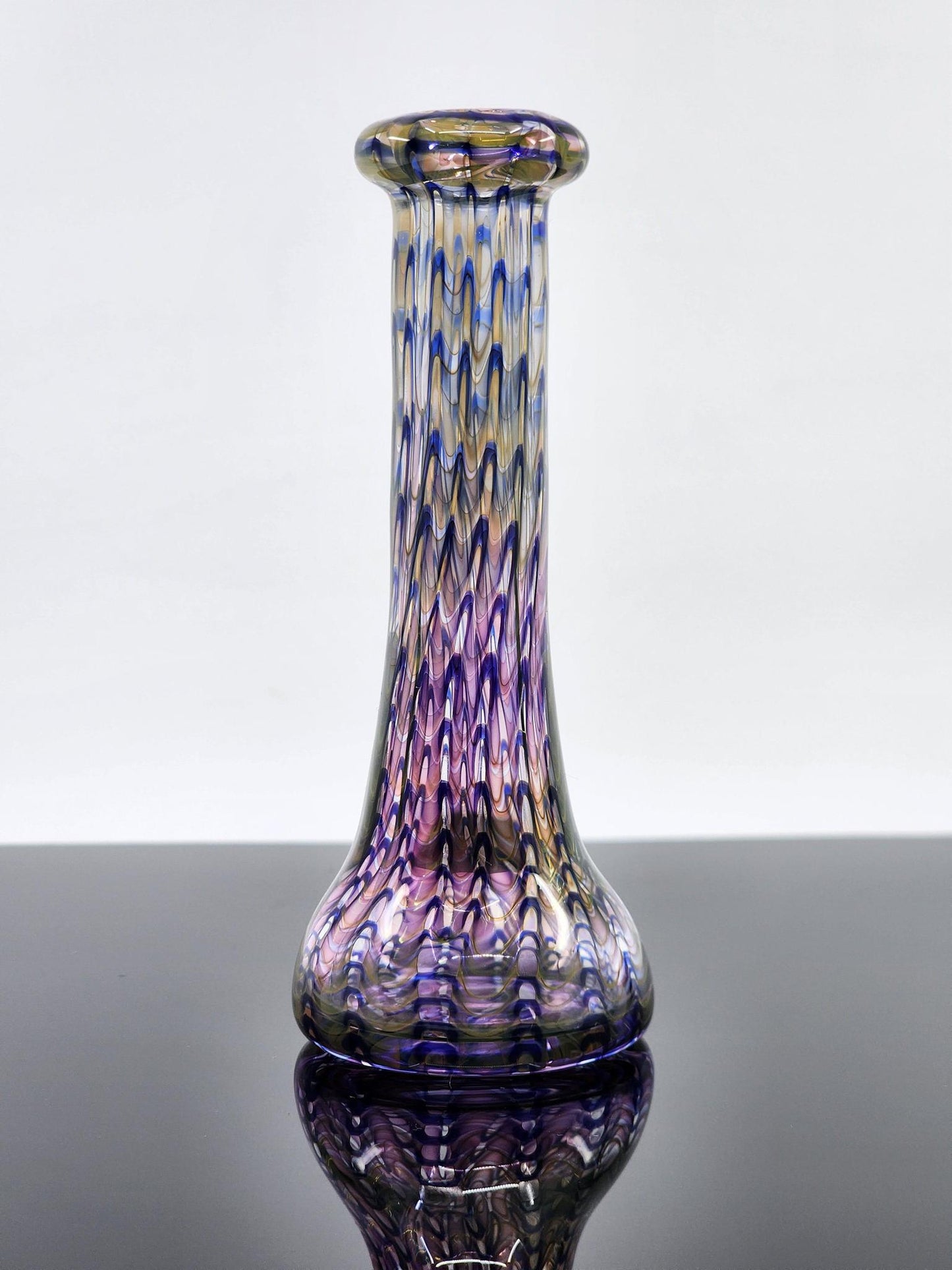 Soft Spoken Glass Wrap & Rake Puffco Dry Top, designed for Peak and Peak Pro, 3.5" height, 1.5" diameter, perfect for enhancing dabbing experience.
