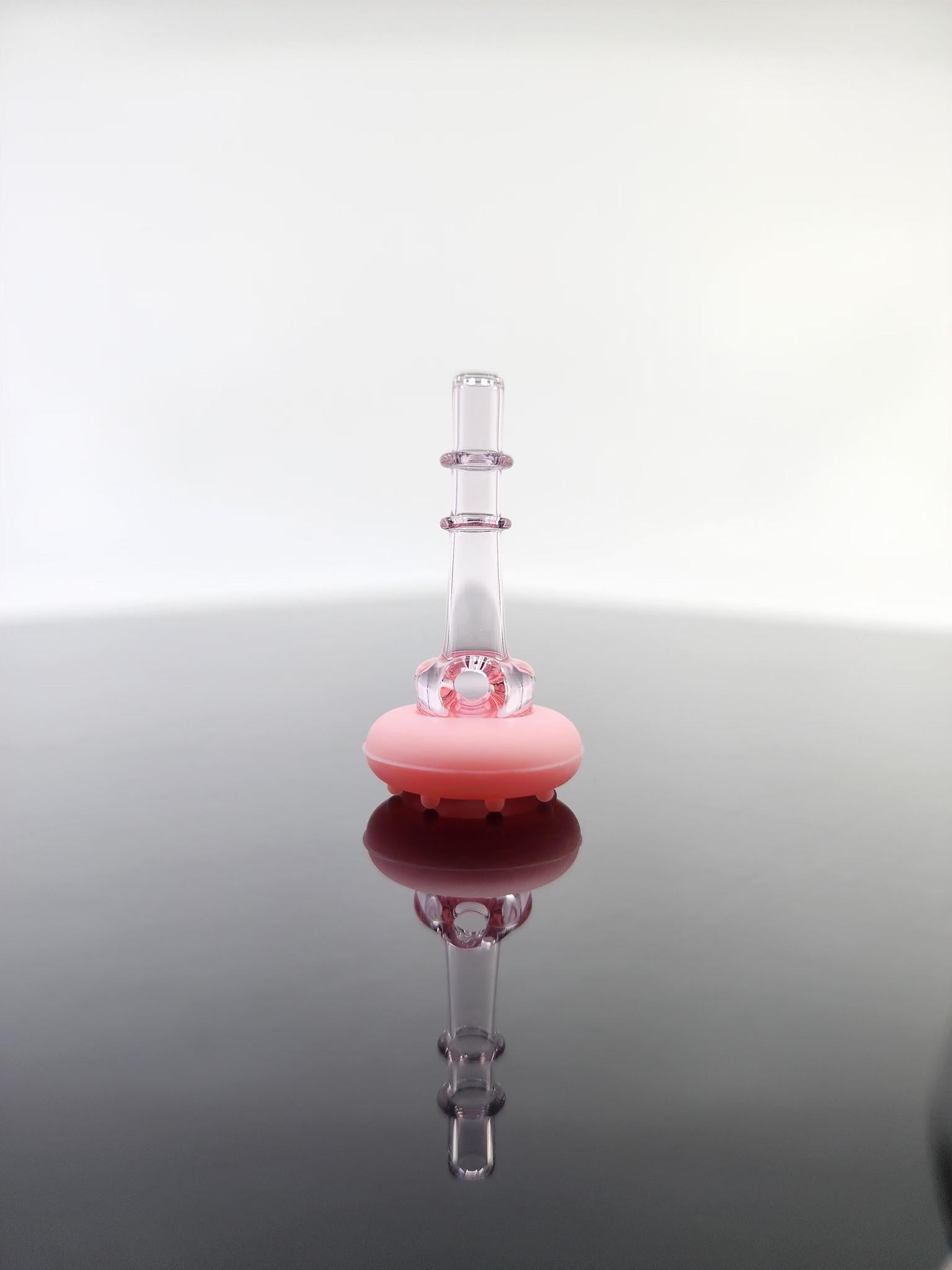  Close-up detail of Spacewalk Glass 3DXL Colored Cap showcasing its vibrant colors.