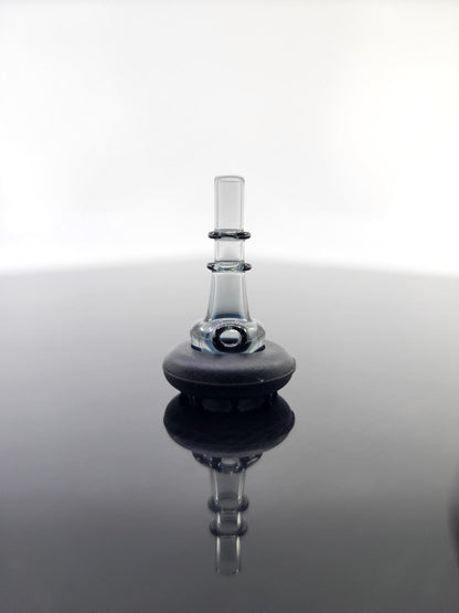 Spacewalk Glass 3DXL Colored Cap in use, enhancing vapor production.