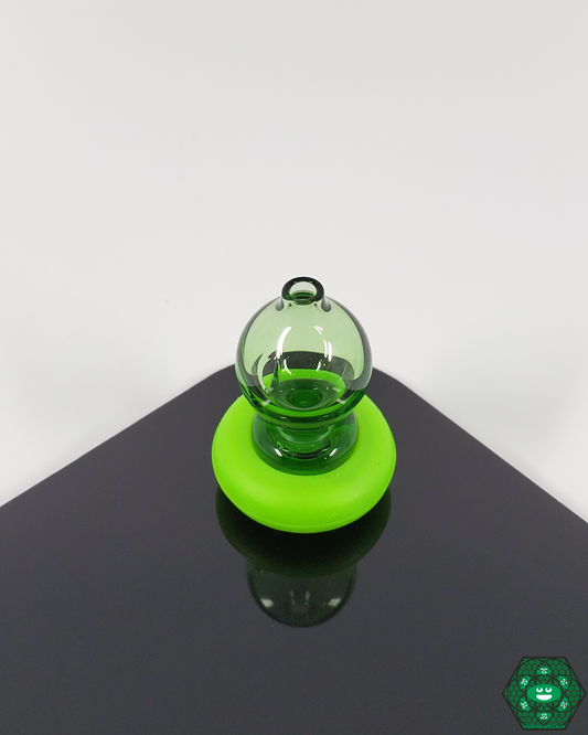  Spacewalk Glass Puffco Peak Caps designed for optimal airflow and heat retention, enhancing the flavor and potency of your dabs.