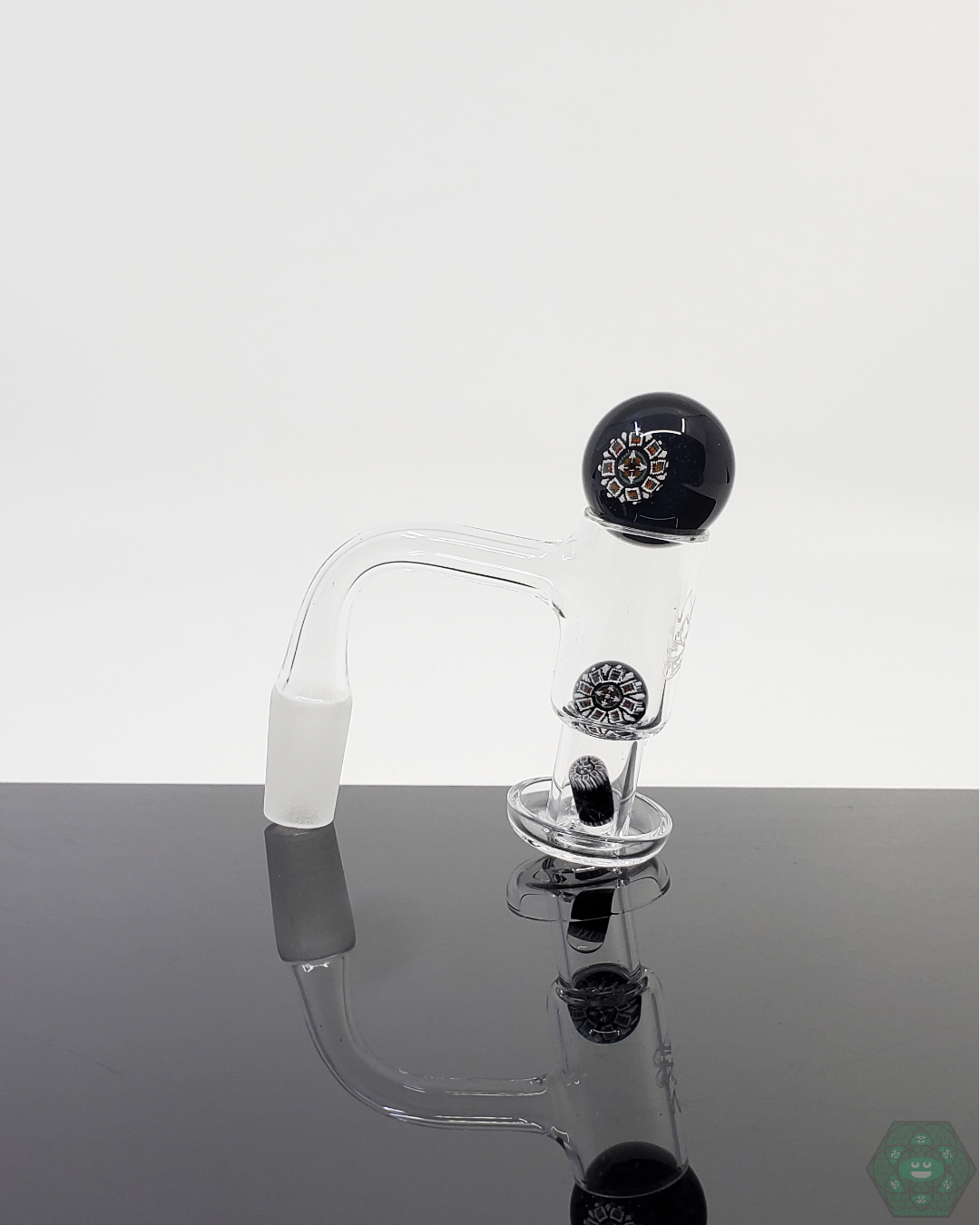 Steve H Glass Premium Slurper Set, perfect for 20-25mm quartz nails, crafted for enhanced vapor production and flavor optimization.