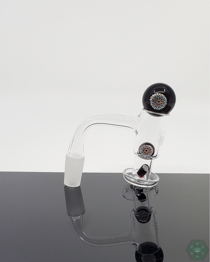 Steve H Glass Premium Slurper Set for enhanced flavor and vapor control, designed for 20-25mm quartz nails with precision craftsmanship.