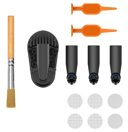 Storz & Bickel Crafty Wear & Tear Set - Essential spare parts including mouthpieces, cooling unit, and cleaning tools for maintaining your Crafty(+) vaporizer.