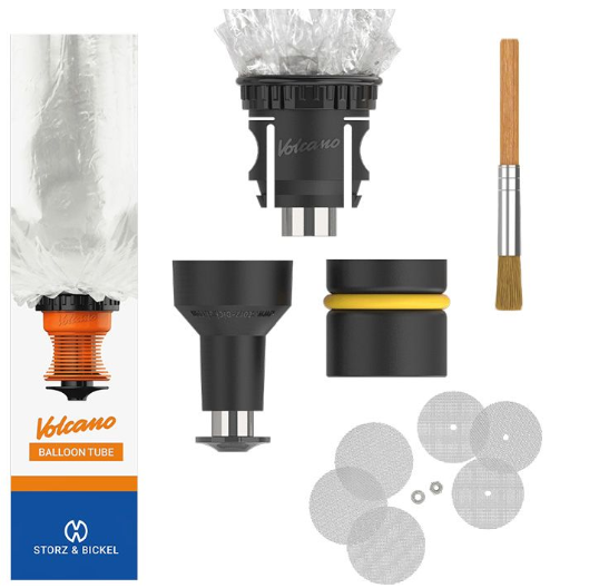 Storz & Bickel Solid Valve Set for Volcano Digit & Classic - Complete kit with balloon, mouthpiece, and filling chamber.

