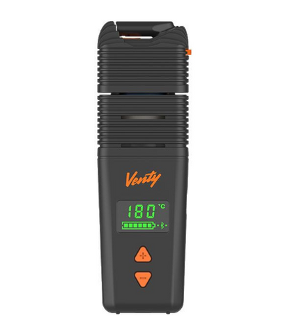 Storz & Bickel Venty Vaporizer with adjustable airflow up to 20 liters/minute, perfect for efficient dry herb vaporization.