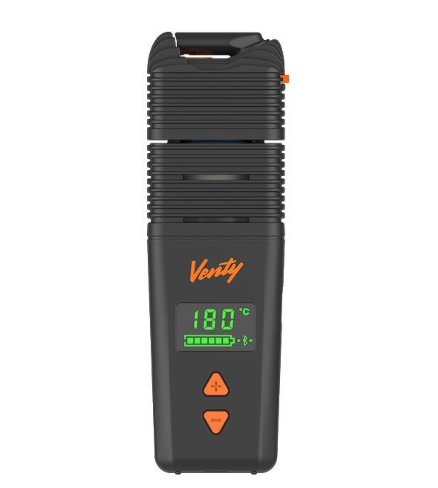 Storz & Bickel Venty Vaporizer with adjustable airflow up to 20 liters/minute, perfect for efficient dry herb vaporization.
