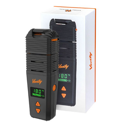 Storz & Bickel Venty Vaporizer heats up in just 20 seconds, offering quick, high-quality vapor for on-the-go users.
