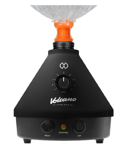 Storz & Bickel Volcano Classic Onyx Vaporizer, made with high-quality materials and a 2-year warranty, offering exceptional vapor quality for dry herbs