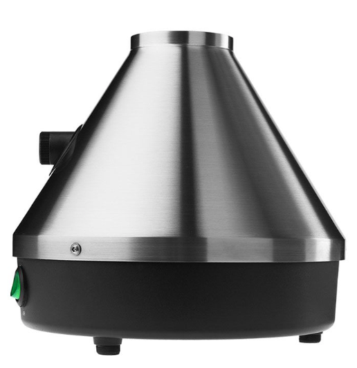  Storz & Bickel Volcano Classic Silver Vaporizer, featuring a hot air generator for efficient vaporization of dry herbs.