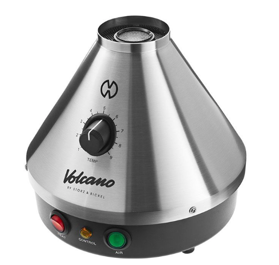 Storz & Bickel Volcano Classic Vaporizer with EASY VALVE balloon and mouthpiece for easy, clean vapor delivery.