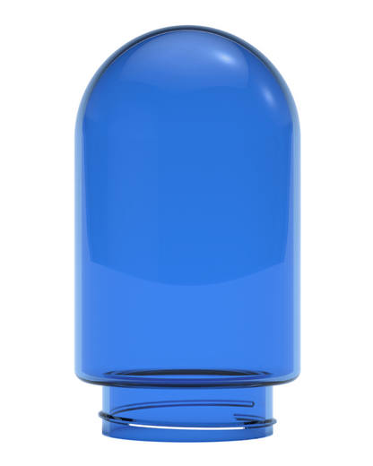 Stünden Glass - Large Hand-Blown Borosilicate Globe in Blue, 5mm Thick, Fade-Resistant