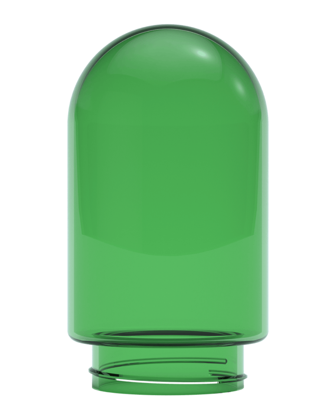 Stünden Glass - Durable Green Hand-Blown Borosilicate Globe, Fade-Resistant Colors, Customizable