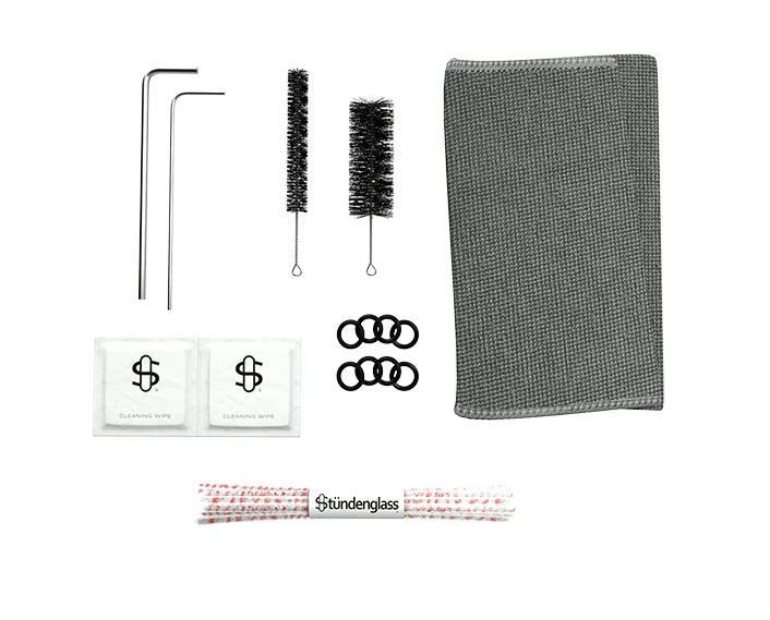  Reusable craft box with a handle for the pink Stündenglass Gravity Infuser, designed for secure storage and easy transportation.