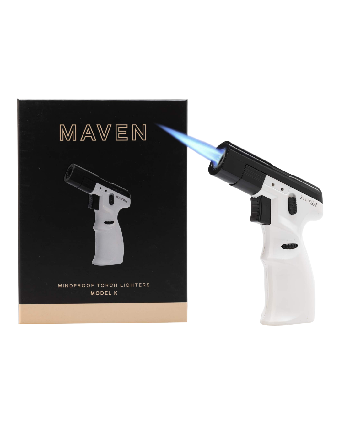 Stylish Dab Torch: The Maven Model K Torch combines sleek design with high-precision performance, making it a stylish and functional choice for dab enthusiasts.