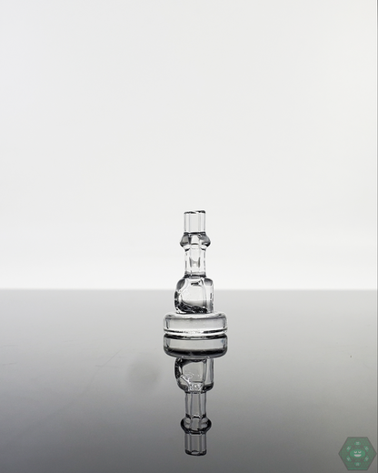 Tokr Glass 3DXL Peak Pro Cap in Pink – Custom glass cap designed for Peak Pro 3DXL chamber.