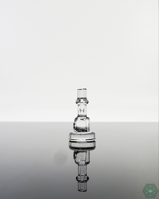 Tokr Glass 3DXL Peak Pro Cap in Pink – Custom glass cap designed for Peak Pro 3DXL chamber.