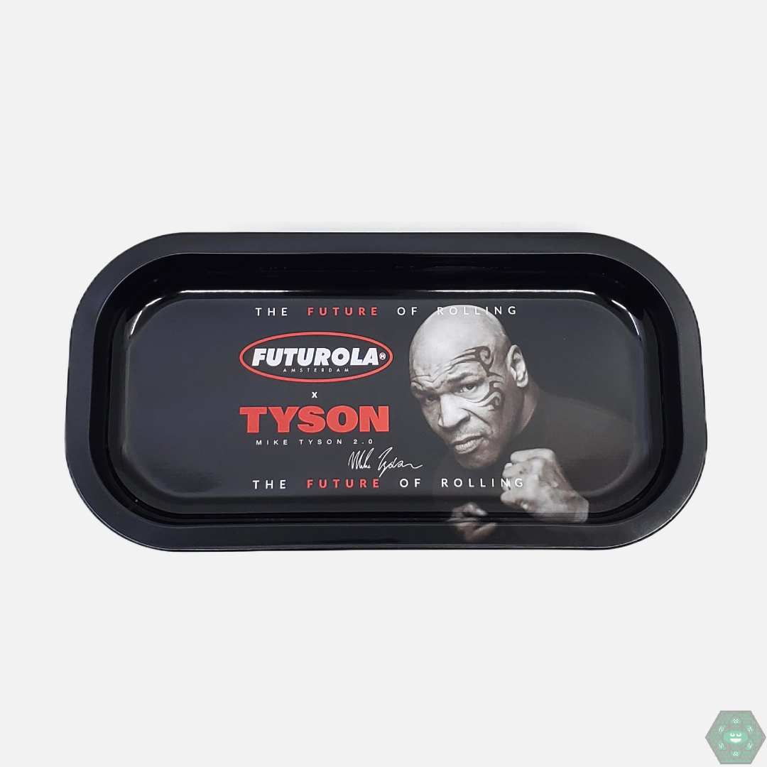 Tyson 2.0 x Futurola rolling tray featuring a durable, stylish design for an enhanced rolling experience