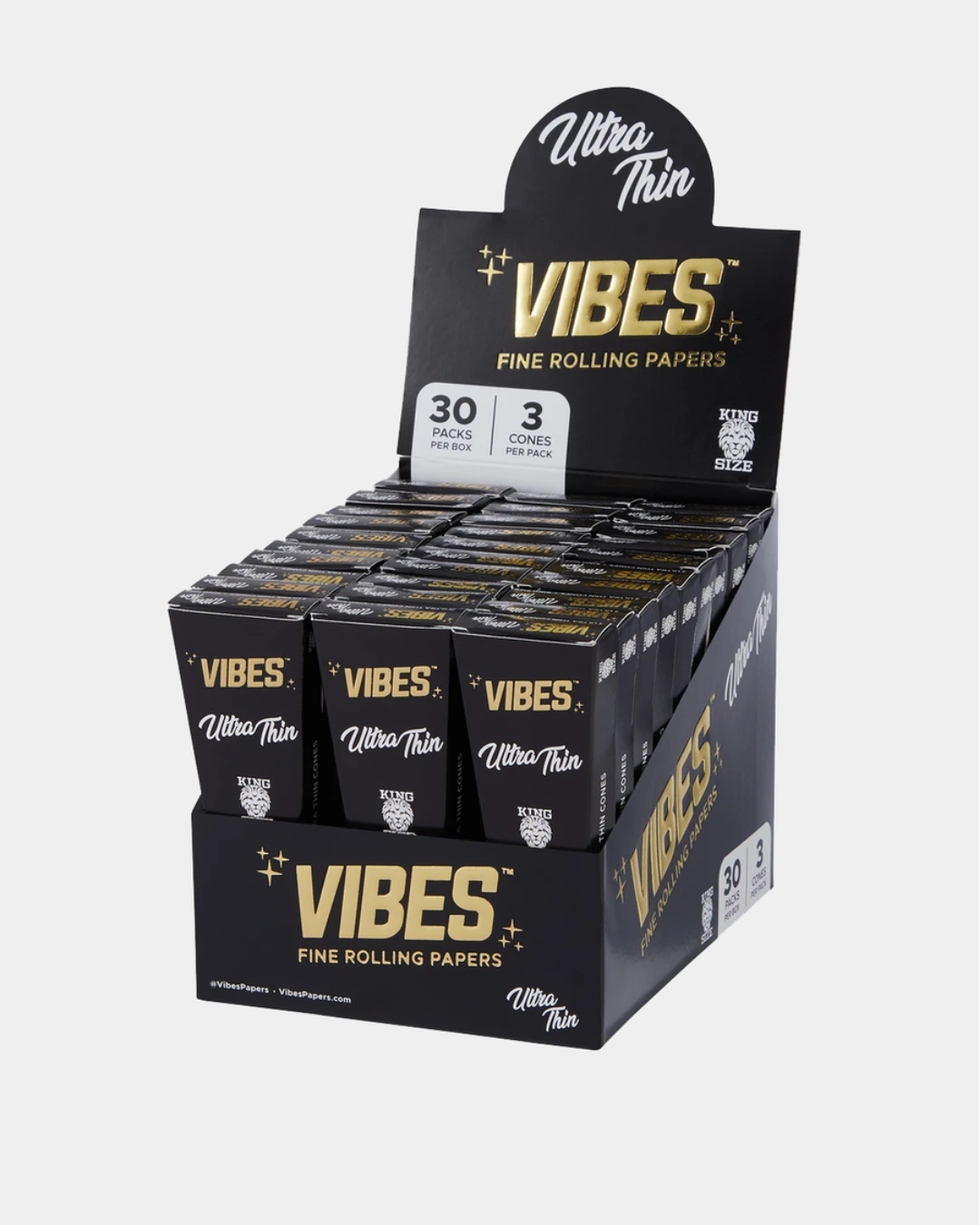 Vibes Pre-Rolled Cones – Optimized for a smooth and slow burn with ultra-thin paper for enhanced flavor.