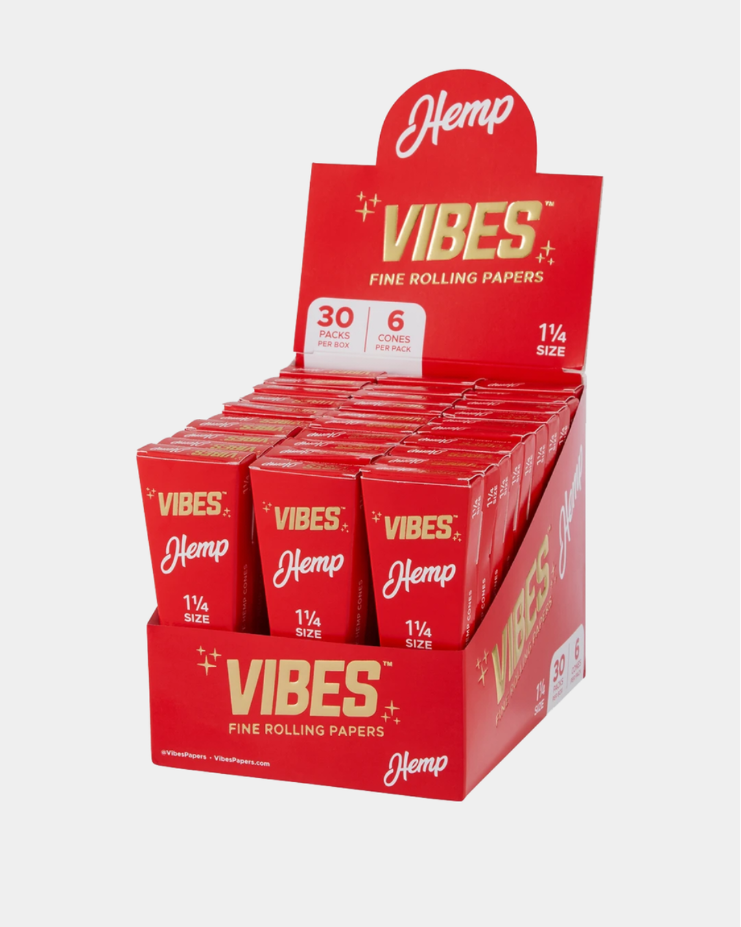 Vibes Pre-Rolled Cones – Slow-burning, ultra-thin paper for the perfect smoking session with an even burn.