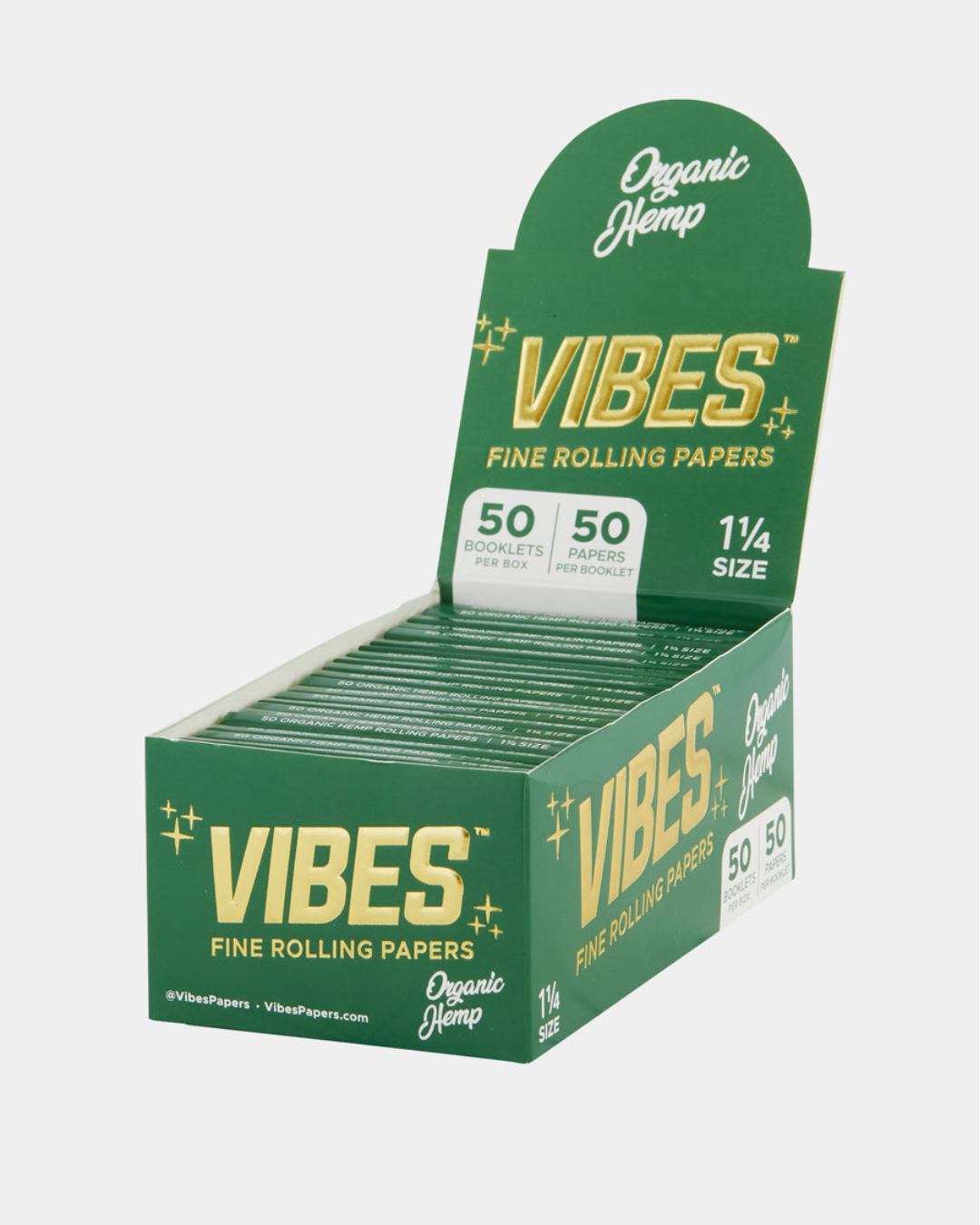 Vibes Rolling Papers – Slow-burning, high-quality paper crafted for a clean, flavorful smoke.