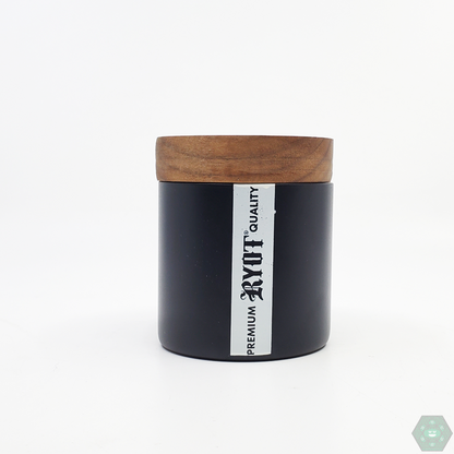 Wooden Herb Storage Jars: Ryot's solid wood jars provide a natural, durable, and stylish way to store your herbs, keeping them fresh and secure.